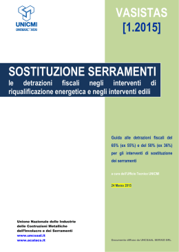 Serramenti &ndash; Guida alle detrazioni fiscali - camel-diva