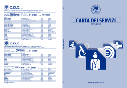 Scarica la carta dei servizi 2014/2015