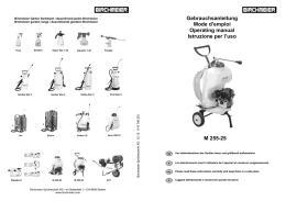 Manuale d`utilizzo - Birchmeier Spr&uuml;htechnik AG