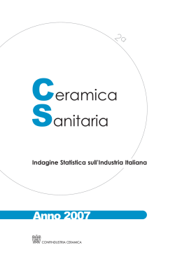Ceramica Sanitaria - Confindustria Ceramica