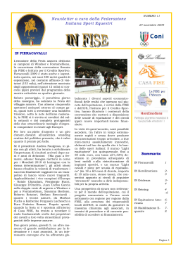 Newsletter N.11 del 24 novembre 2009