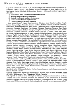 Verbale Collegio docenti 144 - istituto di istruzione secondaria