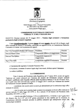 COMUNE DI BURGIO