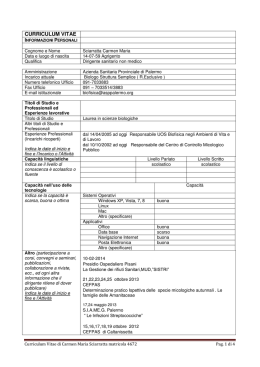curriculum vitae