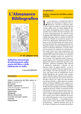 L`Almanacco Bibliografico - Centri di Ricerca