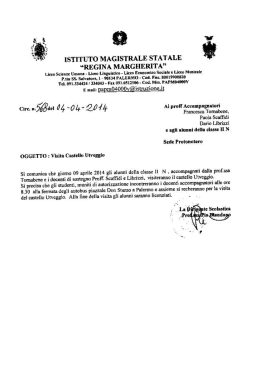 Visita al Castello Utveggio