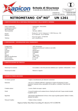 NITROMETANO CH3 NO2 UN 1261
