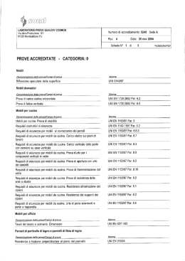 LABORATORIO PROVE QUAL&Igrave;TA` COSMOB Via della Produzione