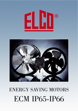 Ventole per motori ECM