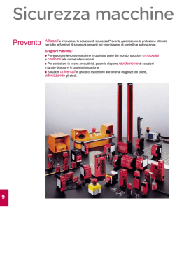 Soluzioni per applicazioni di sicurezza