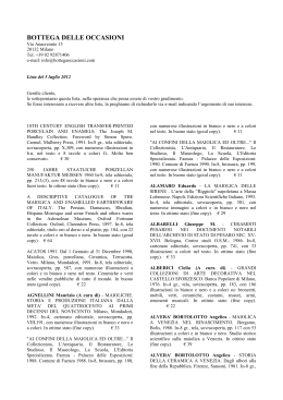 scarica ora il catalogo sulla ceramica