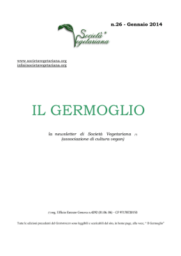 Il Germoglio - Gennaio 2014