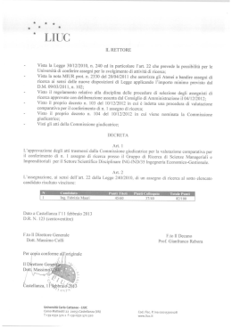 decreto assegnazione