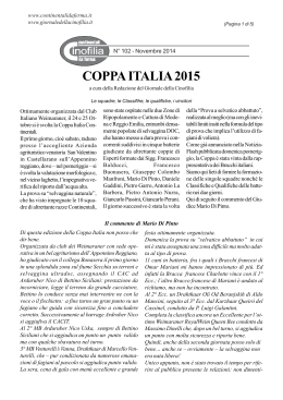 COPPA ITALIA 2015 - giornale della cinofilia