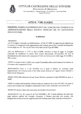 CITTÀ DI CASTIGLIONE DELLE STIVIERE