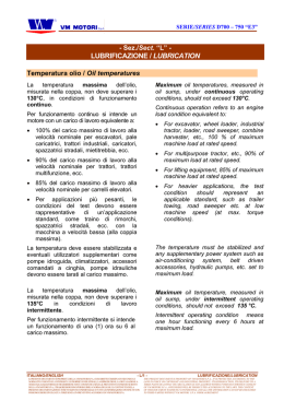 LUBRIFICAZIONE / LUBRICATION