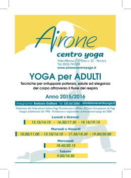 Volantino corsi adulti 2015/2016