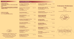 Scarica la brochure - Federazione Mediterranea Yoga