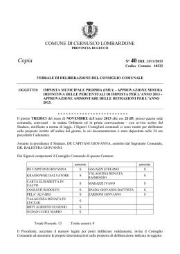 COMUNE DI CERNUSCO LOMBARDONE