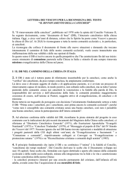 Il Rinnovamento della Catechesi
