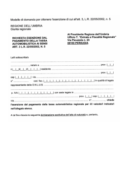Modulo esenzioni Org. di Volontariato.doc