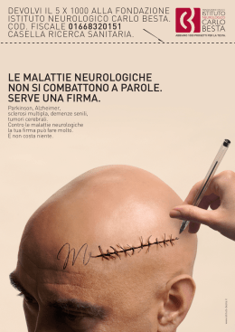le malattie neurologiche non si combattono a parole