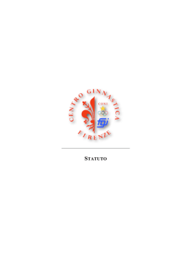 statuto societario - Il Centro Ginnastica Firenze