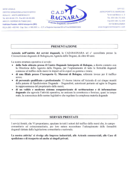 SEDE LEGALE: CENTRO DIREZIONALE NUOVI UFFICI SCALA C