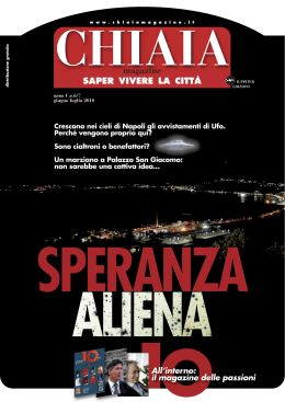 magazine SAPER VIVERE LA CITT&Agrave;
