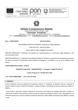 Ministero dell`Istruzione, deii`Universil&agrave; e della Ricerca Dipartimento