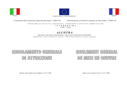 Regolamento generale di attuazione