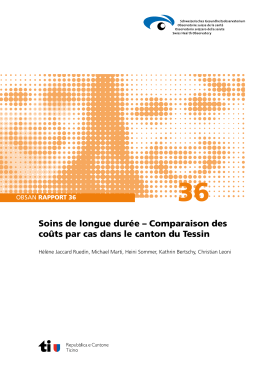 Soins de longue dur&eacute;e &ndash; Comparaison des co&ucirc;ts par cas