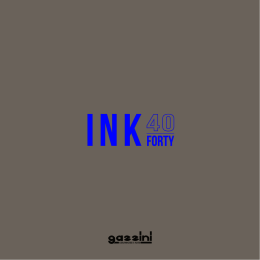 INK40 - ceramica gazzini