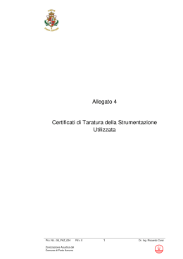 All.04_Certificati di taratura della strumentazione utilizzata