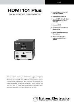 HDMI 101 Plus - Equalizzatore per cavi HDMI