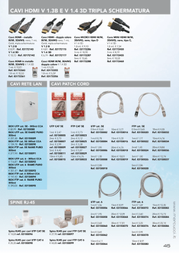 cavi hdmi v 1.3bev 1.4 3d tripla schermatura