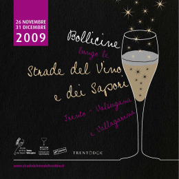 Bollicine Strade del Vino e dei Sapori