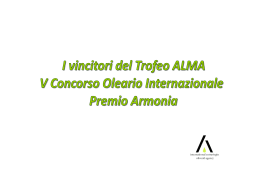 Trofeo ALMA - International Oliveoil Agency