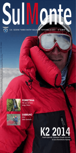 K2 2014 - CAI Sezione di Bologna