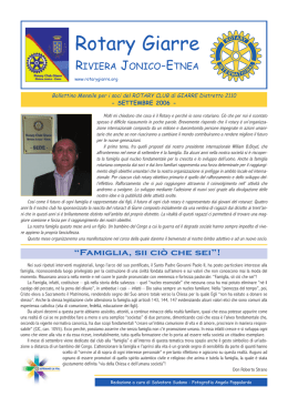 Settembre 2006 - Rotary Giarre-Home