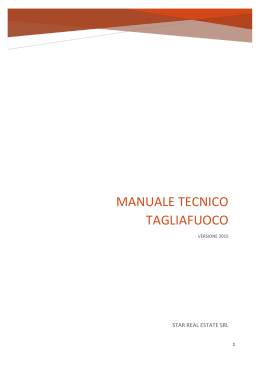 Manuale porte tagliafuoco