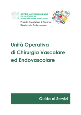 Unit&agrave; Operativa di Chirurgia Vascolare ed Endovascolare