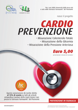 Vedi articolo ed elenco completo farmacie aderenti