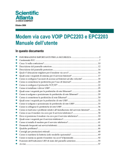 User`s Guide, Consumer - Model DPC2203&trade; and EPC2203&trade; VoIP