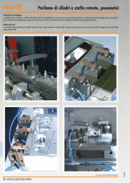 Parliamo di cilindri a staffa rotante, pneumatici