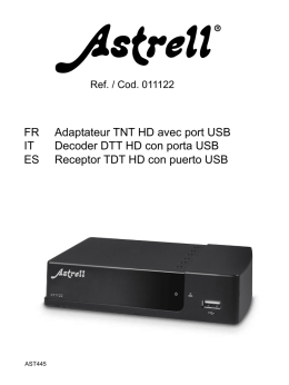 FR Adaptateur TNT HD avec port USB IT Decoder DTT HD con porta