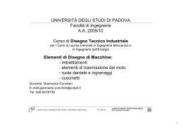 Elementi di Disegno di Macchine