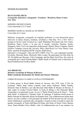 NOTIZIE SUI MAESTRI