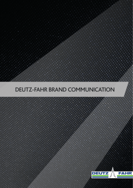 DEUTZ-FAHR BRAND COMMUNICATION