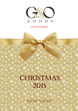 Christmas Catalogue - Italian Food & Wine Distributor